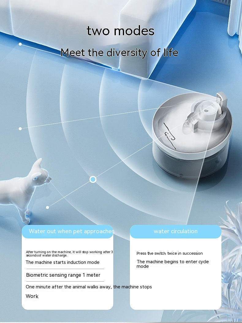 Furly cat water fountain size and dimensions